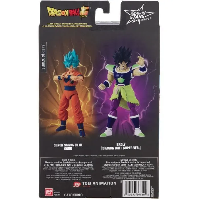 Figurine Dragon Ball Super Dragon Stars Super Saiyan Blue Goku - Bandai-2