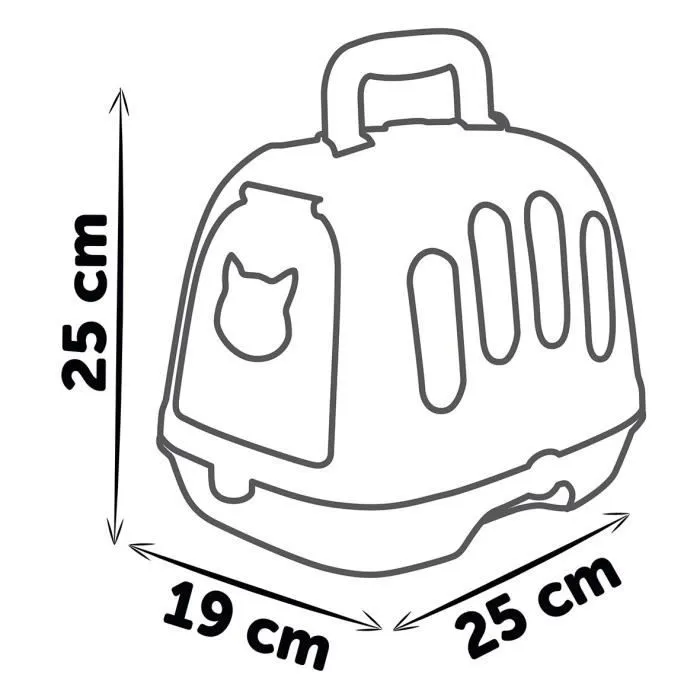 Smoby - Mallette vétérinaire - 1 peluche panda et de nombreux accessoires - Produit 2 en 1 : Cage de transport-4