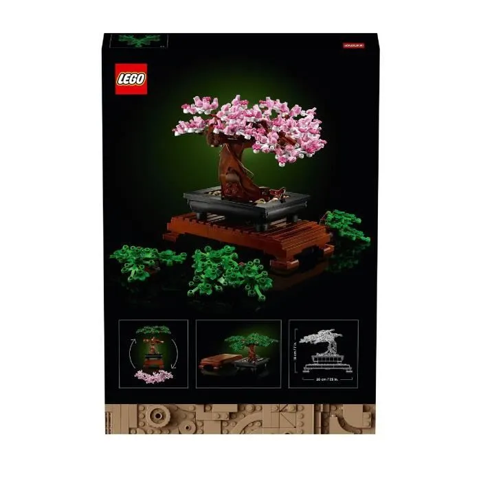 LEGO® Icons 10281 Bonsaï, Construction, Fleurs Décoratives, Kit Bonsaï, Plantes et Arbre, LEGO Botanical Collection, pour Adultes-4