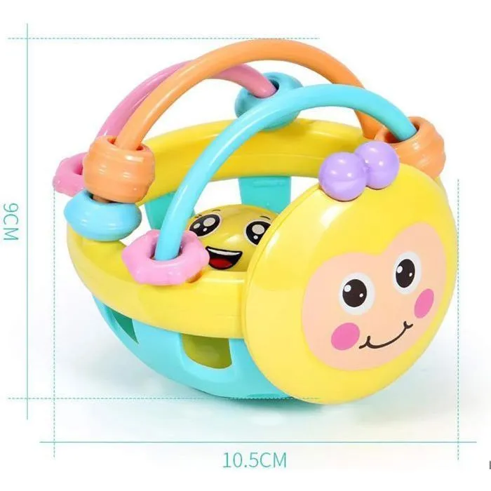 Jouets éducatifs - Jouets Bébé - Jouets D'éducation Précoce - Hochet en caoutchouc souple - jouet d'abeille - jouet sans BPA-1