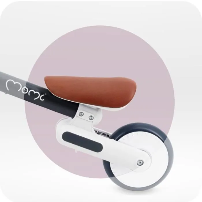 Draisienne - MoMi - DEX - Tricycle sans pédales - Jusqu'à 20 kg - 12-36 mois - Noir-3