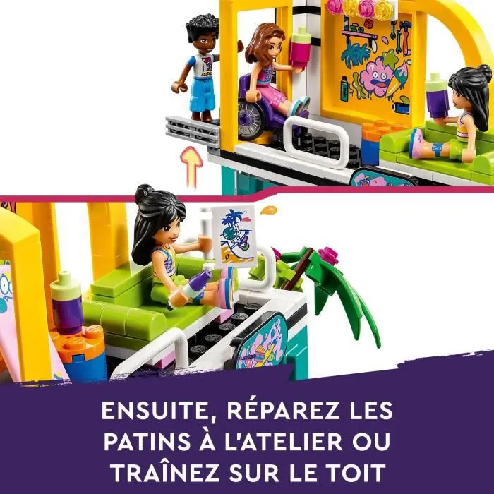LEGO® Friends 41751 Le Skatepark, Jouet de Skateboard, avec Mini-Poupée et Scooter-2