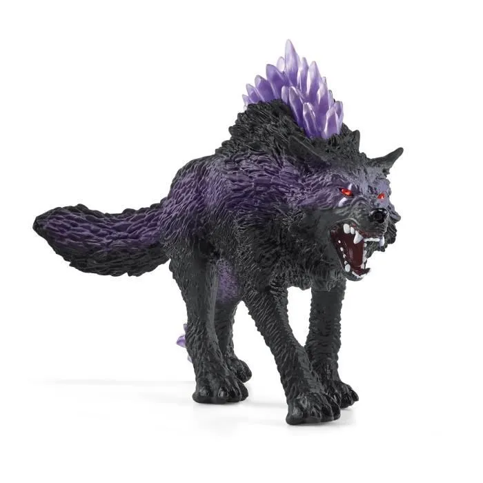 Figurine Loup des Ténèbres SCHLEICH Eldrador® 42554 - Violet - 14,5 x 5,5 x 9 cm-0