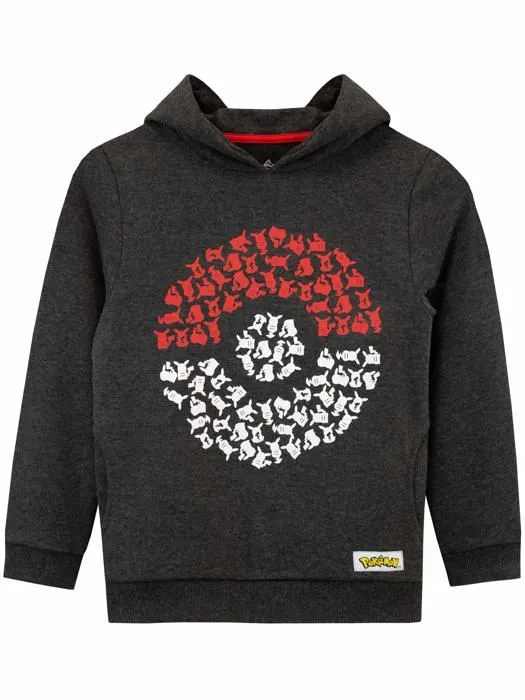 Sweat-shirt Pokemon Sweats a Capuche Garcon | Sweat Pikachu Garcon avec Motif Pokeball | Pull Enfant-0