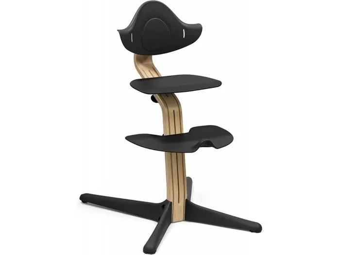 Chaise Stokke Nomi en bois de chêne noire (Black)-0
