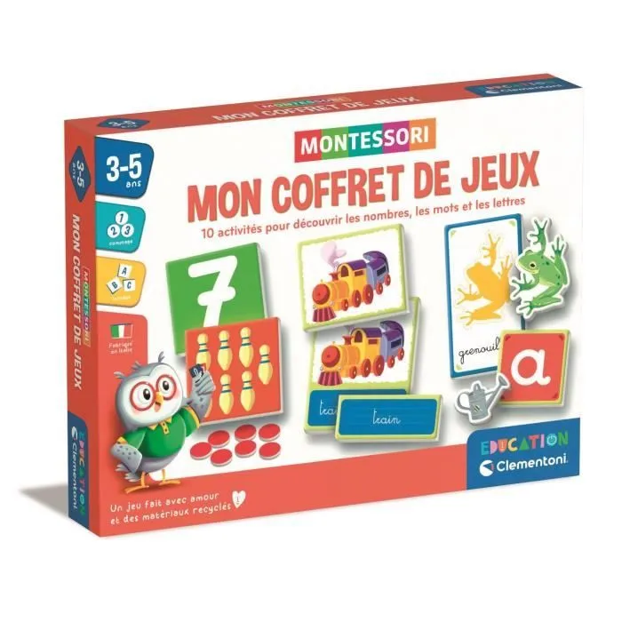 CLEMENTONI - Mon coffret de jeux - Montessori-0