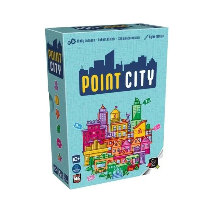 Jeu de société - GIGAMIC - Point City - Stratégie - Gestion de ressources - Urbanisme-0