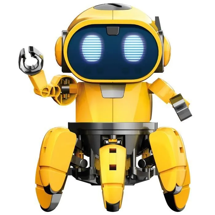 SELEGIOCHI- TOBBIE IL ROBOT, COULEUR NOIR-JAUNE, OW39366 OWI-0