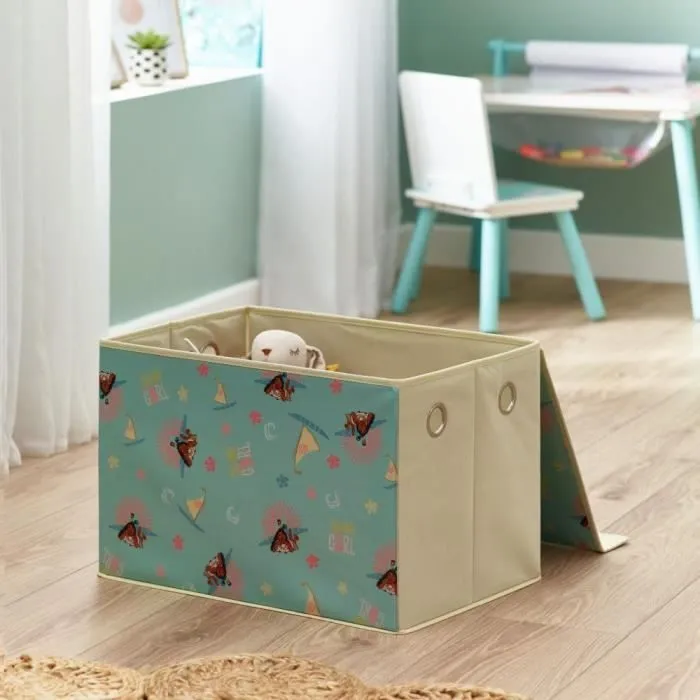 Conteneur de jeux - DISNEY - Vaiana - Grand en tissu - Pliable - Avec couvercle rabattable-2