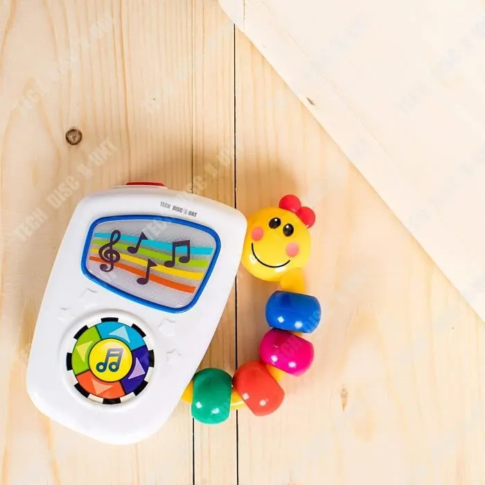 TD® jouet musical bebe 3 mois pour lit boite mp3 a musique mobile fille garcon classique piano chenille jeu enfants mozart educatif-2