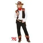 Déguisement Texas Cow Boy 8/10 ans - WIDMANN - Chemise, Veste, Pantalon et Bandana - Garçon-1