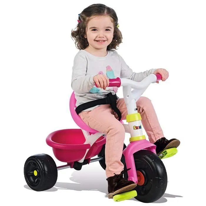 Tricycle évolutif SMOBY Be Fun Rose - Pédales antidérapantes - Benne basculante - 15 mois à 4 ans-2