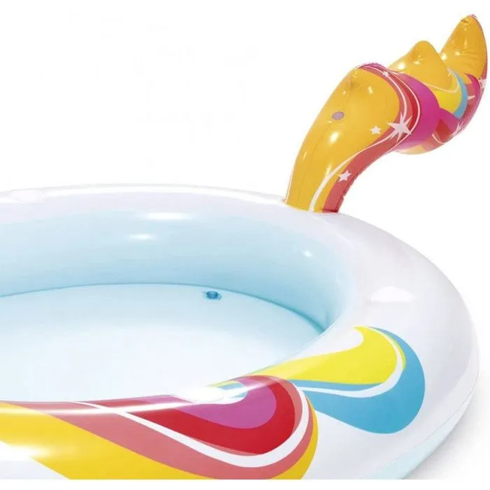 Piscine gonflable Licorne avec fontaine - Intex-2