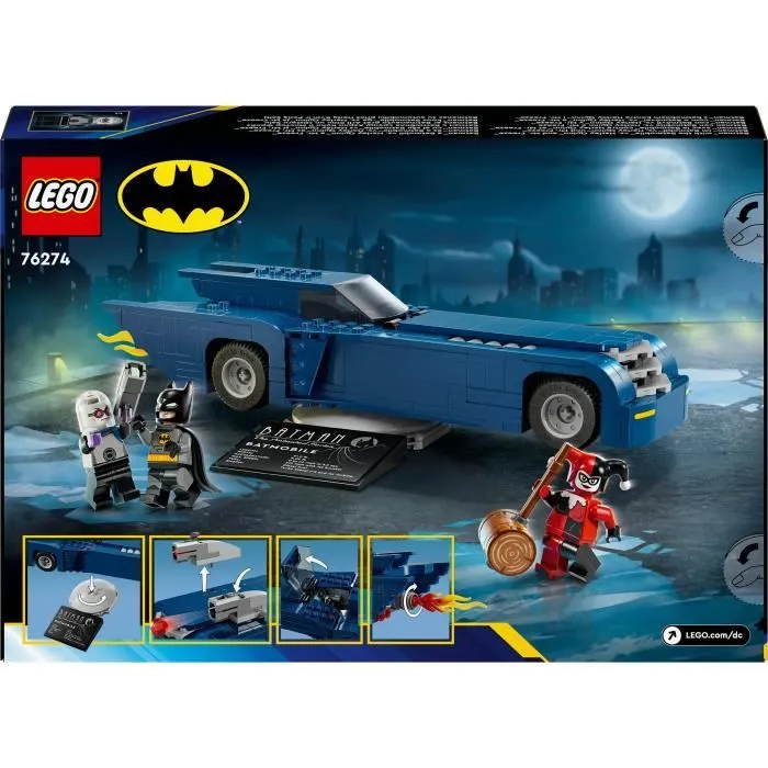 LEGO® Super Heroes DC 76274 Batman avec la Batmobile contre Harley Quinn et Mr. Freeze-5