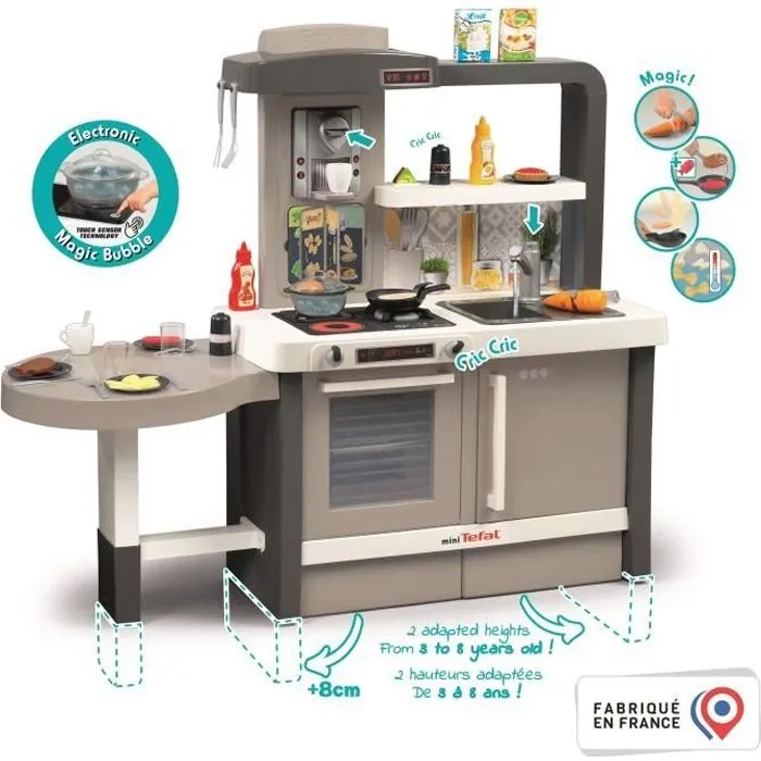 Tefal cuisine évolutive - 2 hauteurs possibles - 40 accessoires - dès 3 ans-0