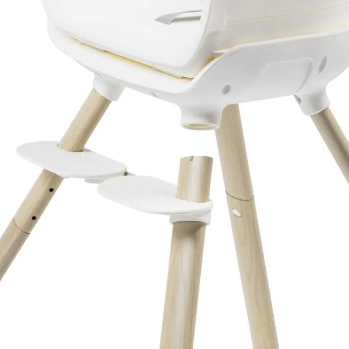 MAXI-COSI Moa Chaise haute bébé évolutive 8 en 1, Chaise haute/Réhausseur/Tabouret/Bureau, De 6 mois à 5 ans, Beyond White2 Eco-6