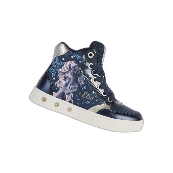 Baskets hautes fille Geox Skylin - navy/platinum-0