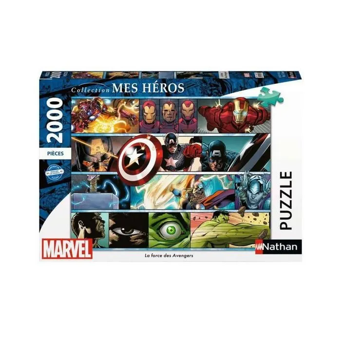 Puzzle 2000 pièces : La force des Avengers - Marvel-1