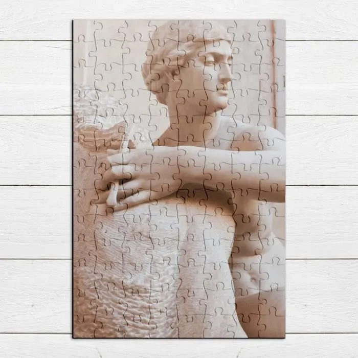 Puzzle Classique 100 pièces Statue de Marbre Femme Grec Sculpture-3