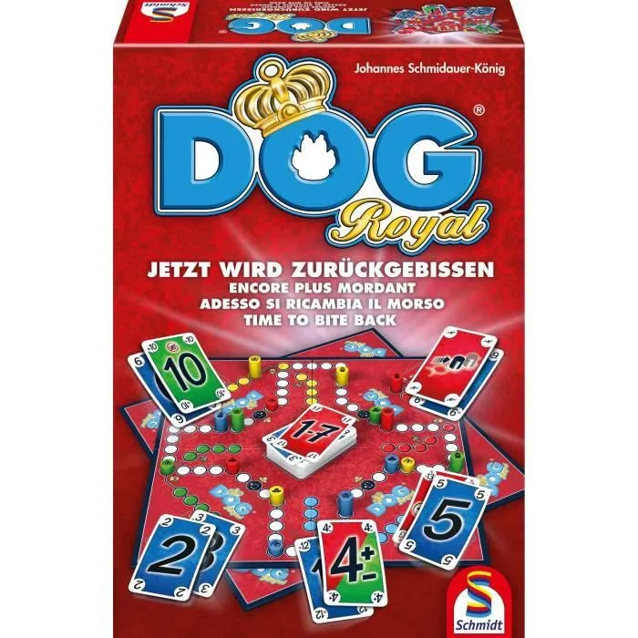 DOG royal - Jeux de Société - SCHMIDT SPIELE - Affrontez-vous dans des parties épiques de DOG avec cette version royale !-0