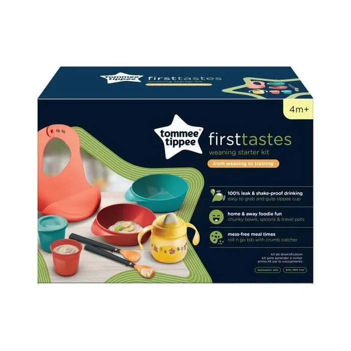 TOMMEE TIPPEE Kit de diversification alimentaire pour bébé, 4+ Mois-1