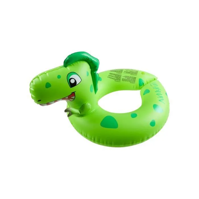 Bouée Gonflable Enfant - Dinosaure - ø49cm - Vert - Piscine & Plage-2