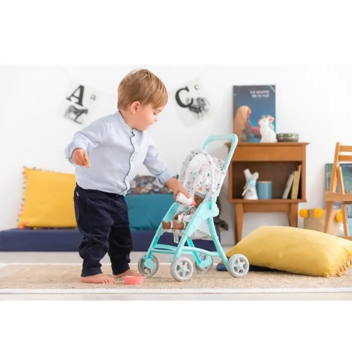 Poussette corolle bleue on sale