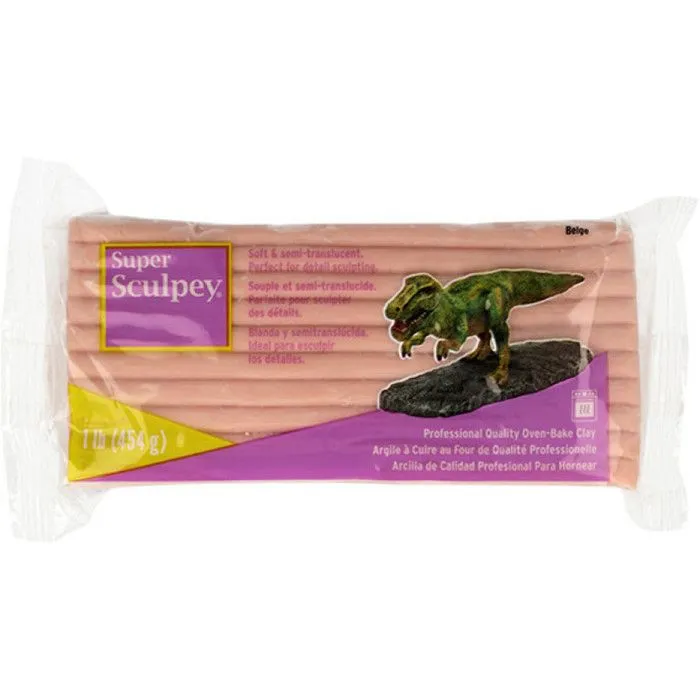 Pâte Super Sculpey Beige 450 g-0