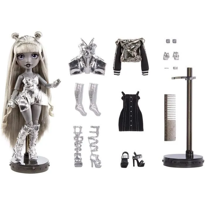 Rainbow High - Shadow High Doll Série 1 - Luna Madison (Eclipse)-1