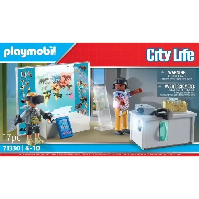 PLAYMOBIL - Classe avec réalité augmentée - City Life - L'école - 17 pièces-5