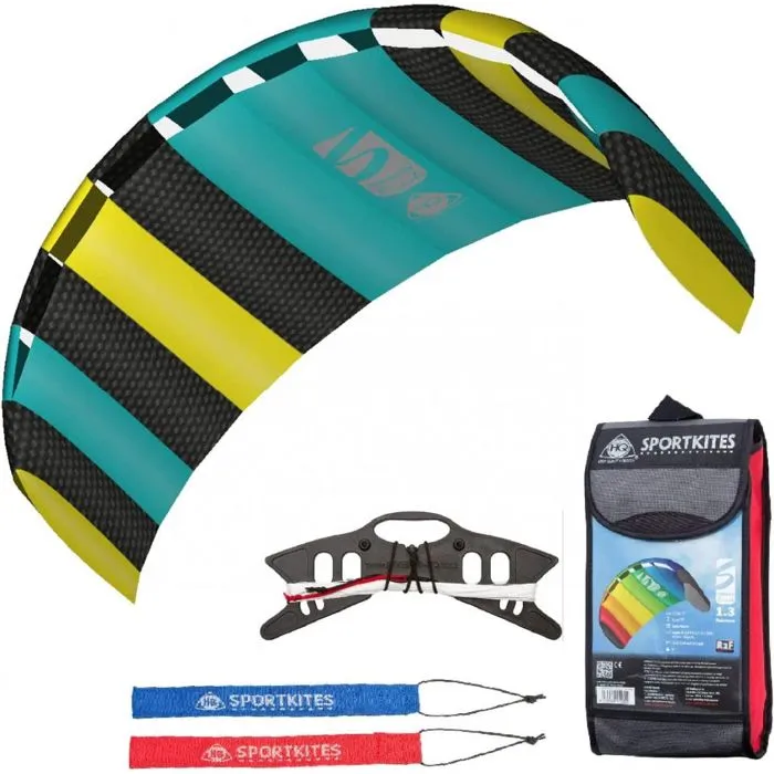 Invento - Cerf-volant à matelas Symphony Beach III.2 polyester bleu/jaune-2