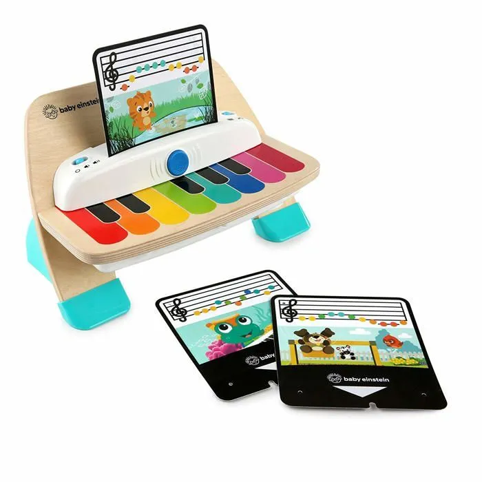 Jouet d'éveil musical en bois tactile et électronique HAPE Baby Einstein Piano magic touch-4