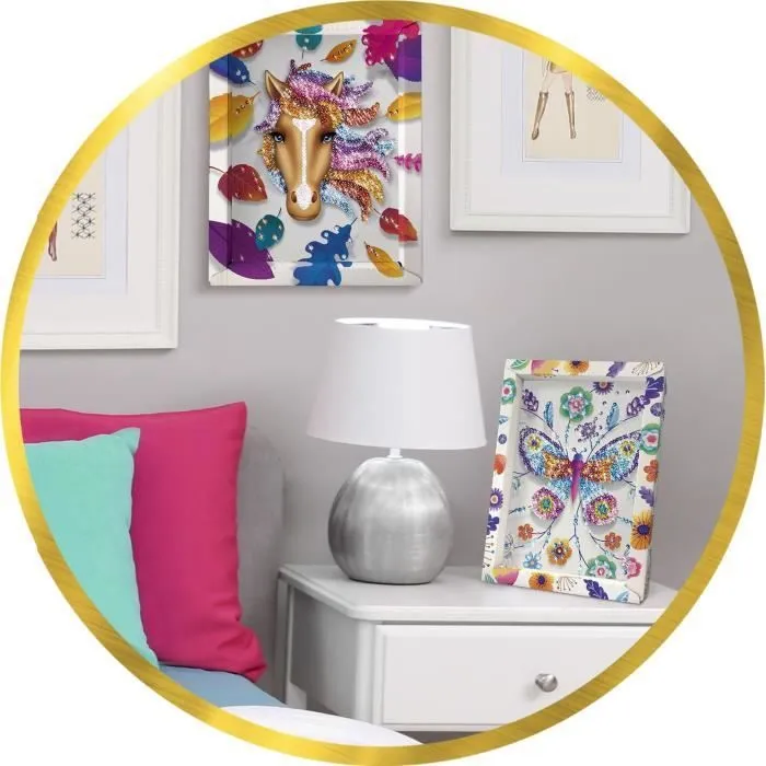 Kit loisir créatif - Cheval - Sequins - Pour enfant à partir de 7 ans-2