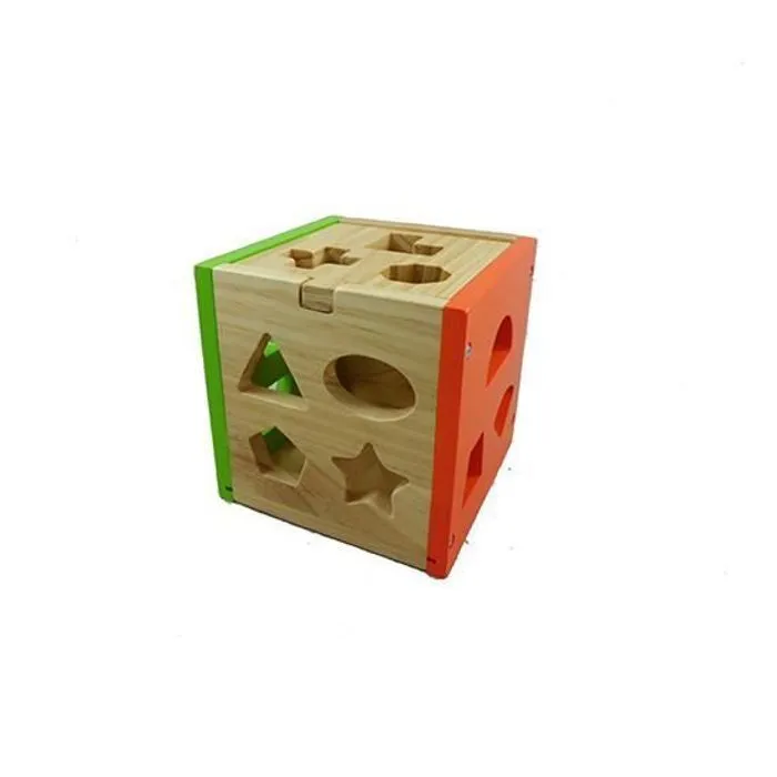 Cube d'activité en bois-0