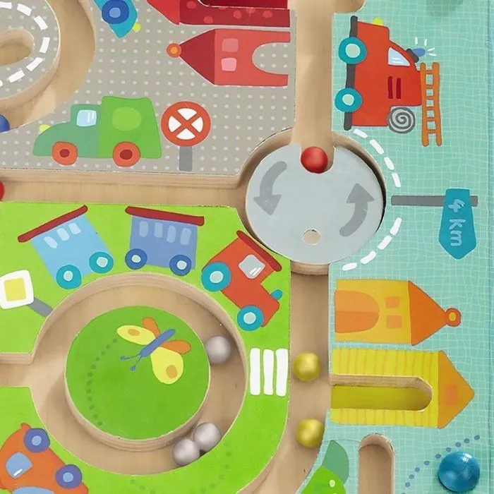 HABA - Jeu Magnétique Ville Labyrinthe - à partir de 2 ans, 301056-3