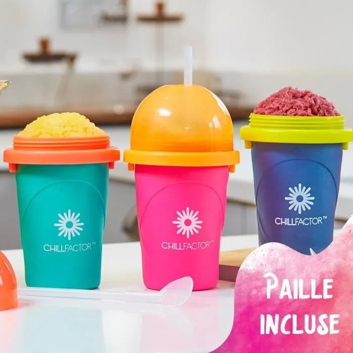 Mug à granité Chillfactor - Bandai - Couleur aléatoire Bleu, Rose ou Vert - fourni avec paille-6