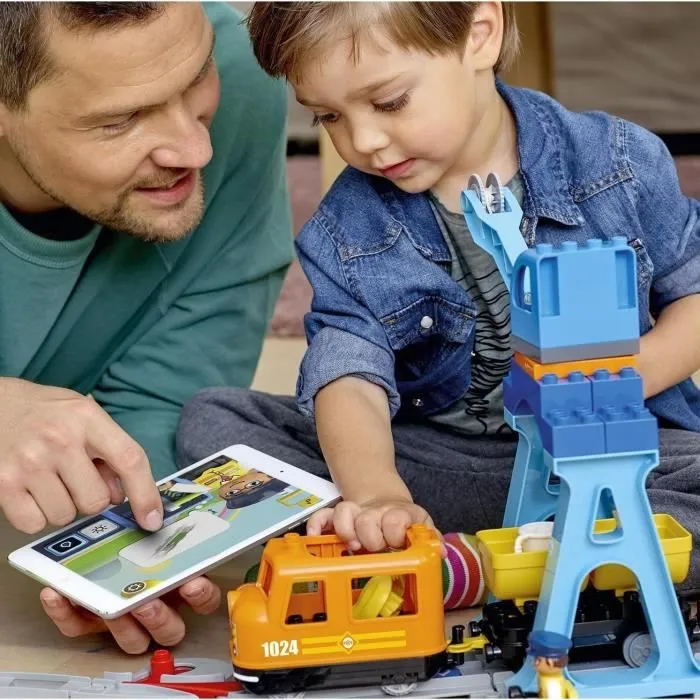 LEGO® 10875 DUPLO Le Train De Marchandises avec Son et Lumière - Jeu de Construction pour Enfant 2-5 Ans-3