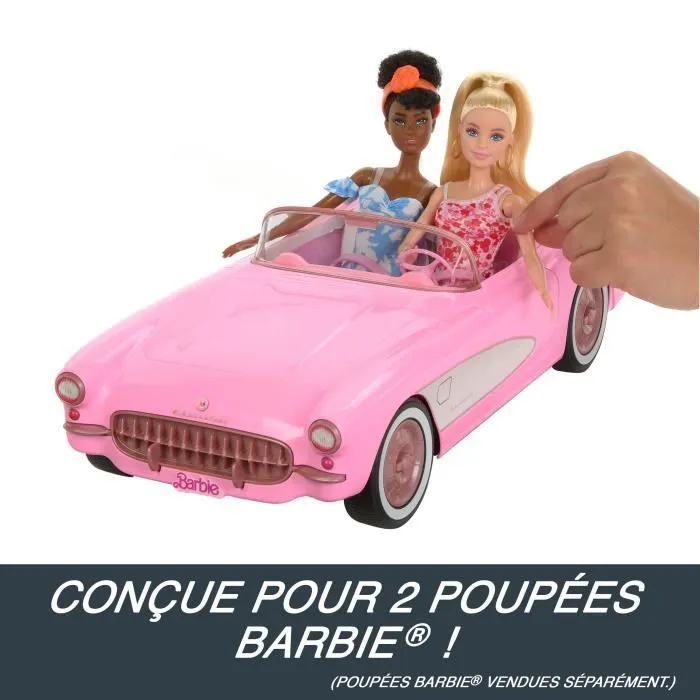 Hot Wheels®-Corvette® Barbie® radiocommandée-Tirée du film Barbie HPW40 - Collection capsule-2