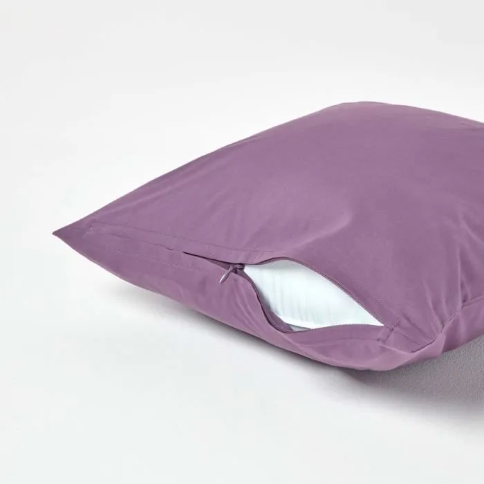 Taie d'oreiller - Homescapes - Raisin - 100% coton égyptien - 200 fils - 40 x 40 cm-2