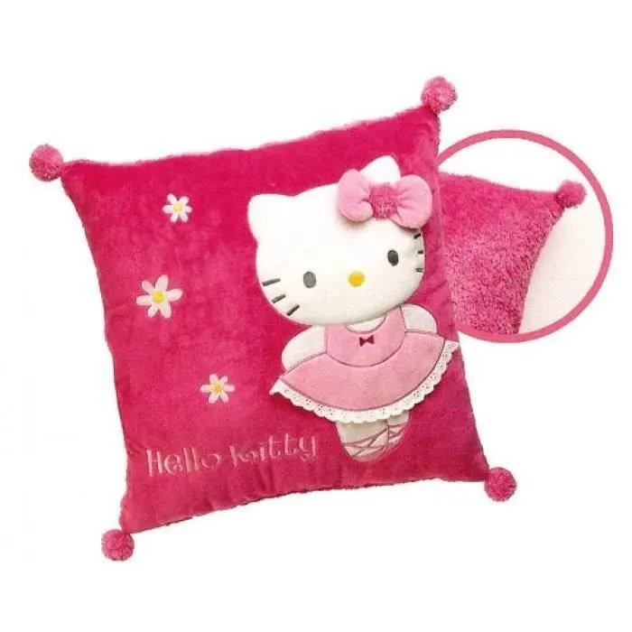 Fun House Hello Kitty coussin carre 35 x 35 cm pour enfant-1