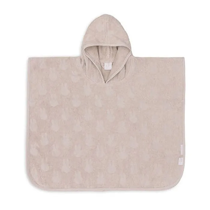 Poncho de bain coton éponge 1 à 4 ans Miffy Jacquard Nougat - Mixte - 65 x 62 cm-0