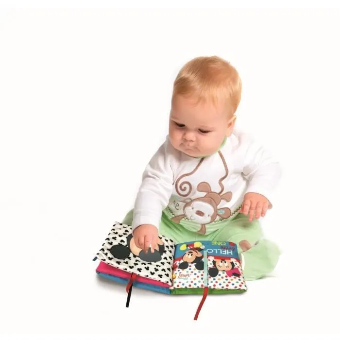 Livre d'éveil en tissu - CLEMENTONI - Disney Baby - Blanc - Pour enfant dès la naissance-3