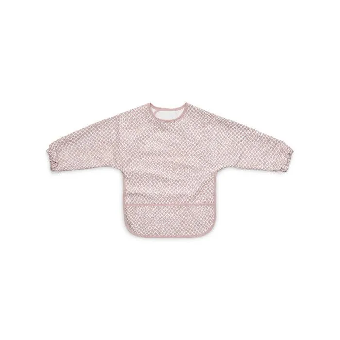 Bavoir Imperméable avec manches Mouw Snake Rose Tendre - Jollein-3