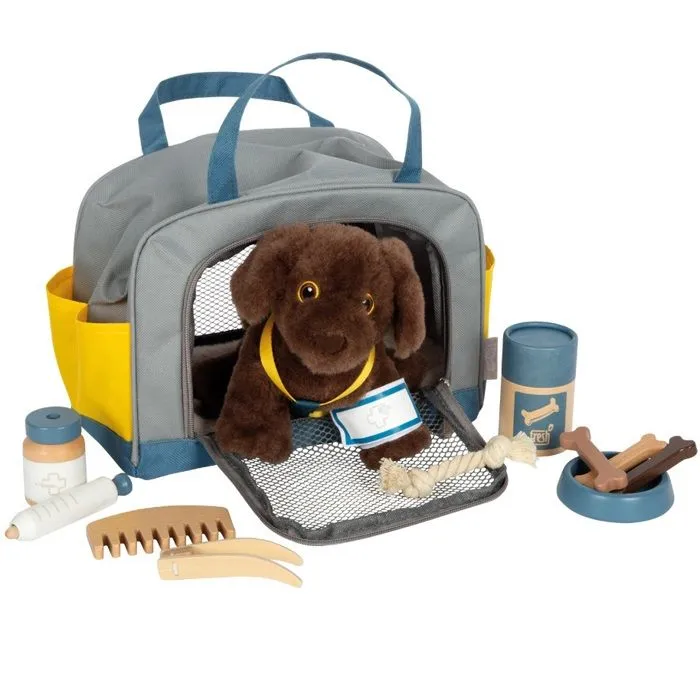 Small foot company - Chien avec sac et kit de soins - LEGLER-0