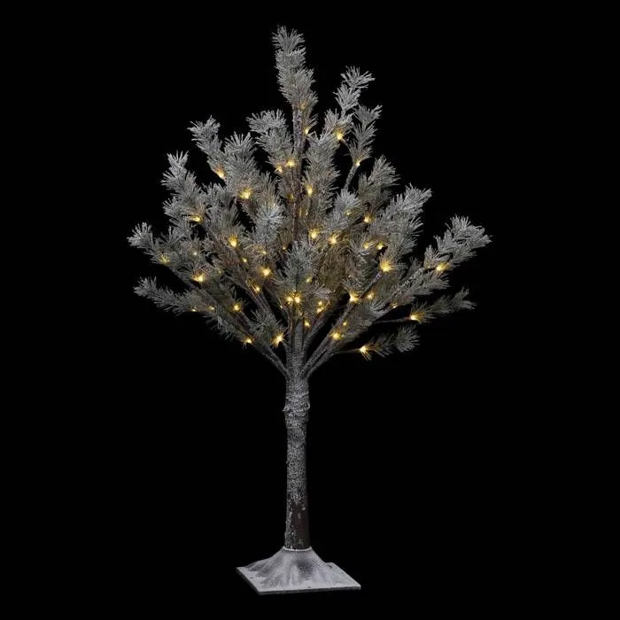 Arbre lumineux d'intérieur naturel H90cm 78 LED + transfo Feeric lights & christmas-0