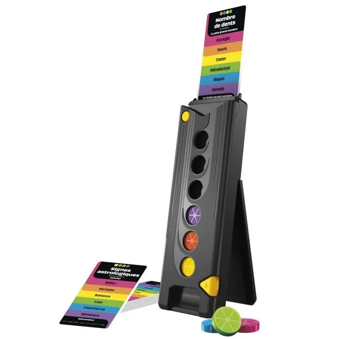 Drop Trivia, jeu de groupe électronique avec voix et sons, Dès 13 ans, 2 joueurs ou +, 15 min, inspiré de Trivial Pursuit, Hasbro Ga-1