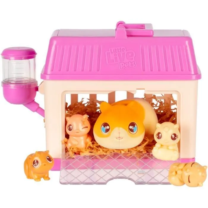 Set de jeu - LITTLE LIVE PETS - Mama Surprise Hamsters - Bébés inclus - Accessoires personnalisables-4
