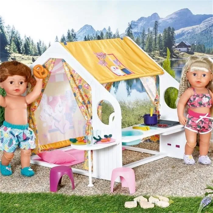 Maison pour poupées - ZAPF CREATION - Baby born - Accessoires sonores et lumineux - 36-43 cm - Intérieur-2
