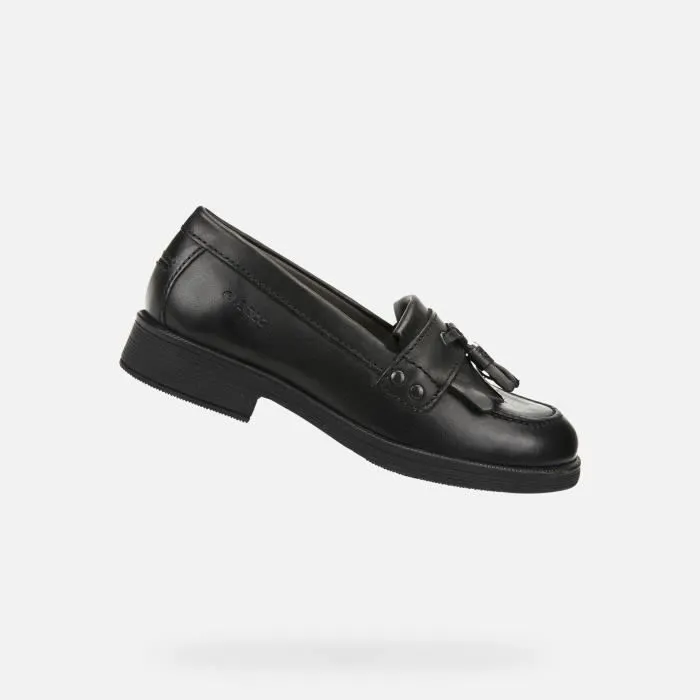 Derbies - Geox - JR AGATA - Cuir - Noir - Fille-0