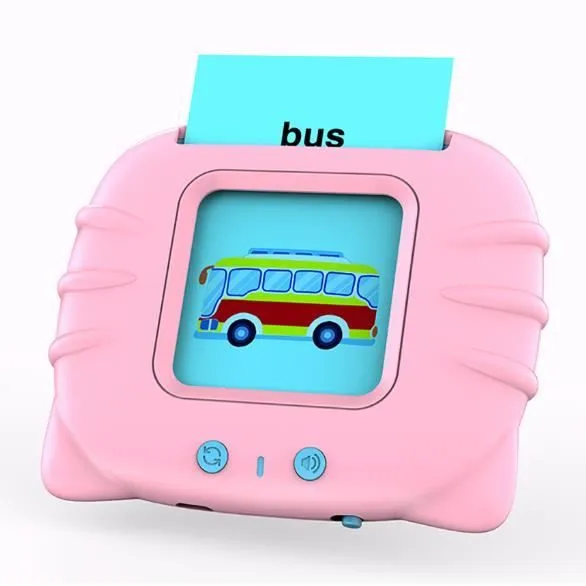 Cartes flash parlantes - Jouet éducatif - 224 mots - Jouet éducatif pour enfants de 1 à 6 ans - Machine d'apprentissage préscolaire-0